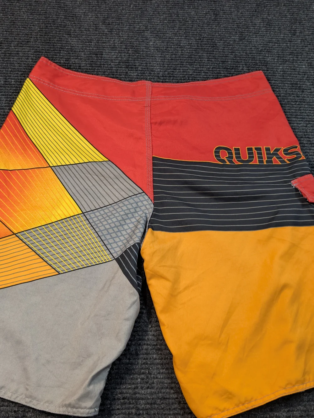 VTG Quicksilver Colorblock Board Shorts